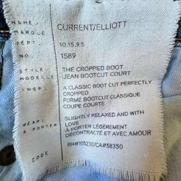 Current/Elliott The Cropped Bootcut Jeans - Picture 4 of 11
